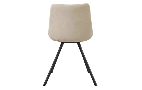 Стул C-931 белый/матовый черный. Фото №7