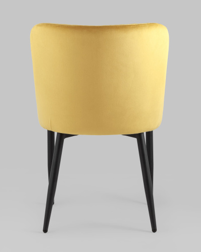 Стул Ститч велюр оранжевый. Фото №6