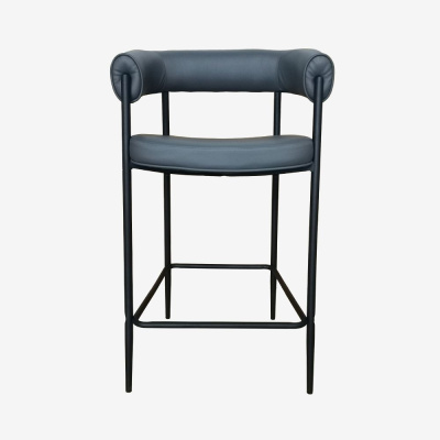 Стул полубарный  Манчестер темно-серый. Фото №4