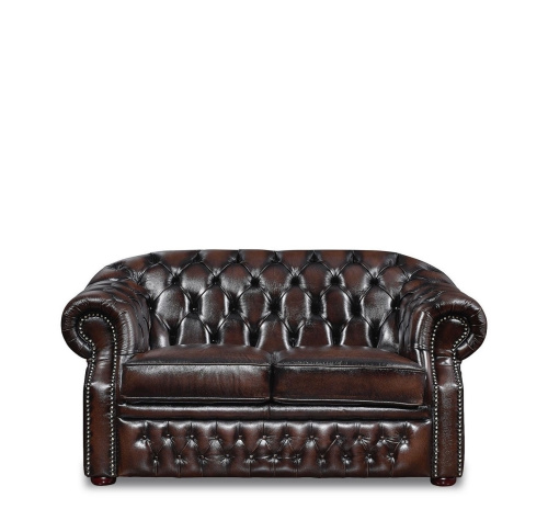 Диван B-128 лавсит (2-х местный) коричневый. Фото №3