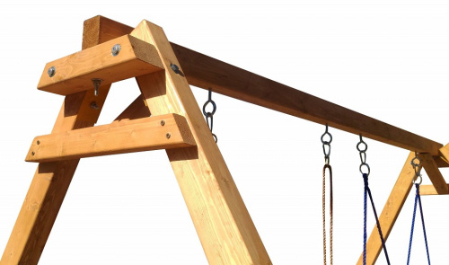 Качели детские Р911-25, коричневый. Фото №5