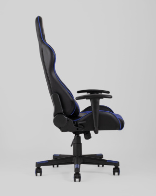 Кресло игровое TopChairs Diablo синее фото Кресло игровое TopChairs Diablo синее. Фото №4