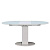 Стол B2396 белый (овальный)