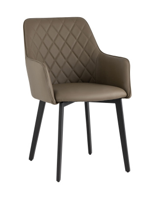 Стул Прайм экокожа коричневая фото Стул Прайм экокожа коричневая. Фото №2