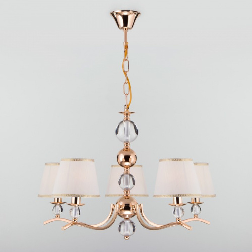 Подвесная люстра Eurosvet Sortino 60097/5 золото. Фото №2