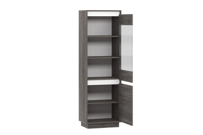 Virginia НМ 011.82 Шкаф для посуды Белый Скандинавский/Ясень Анкор темный (KR) фото Virginia НМ 011.82 Шкаф для посуды Белый Скандинавский/Ясень Анкор темный (KR). Фото №2