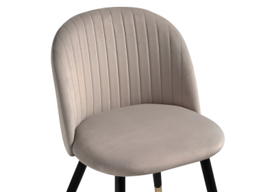 Стул Gabi latte / black / gold фото Стул Gabi latte / black / gold. Фото №4