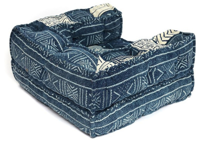 Модуль мягкий кресельный Secret De Maison BASCO (mod. MA-112) cotton Kilim, 80х80х20см, синий фото Модуль мягкий кресельный Secret De Maison BASCO (mod. MA-112) cotton Kilim, 80х80х20см, синий. Фото №2