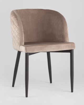 Стул Оскар велюр шампань фото Стул Оскар велюр шампань. Фото №3