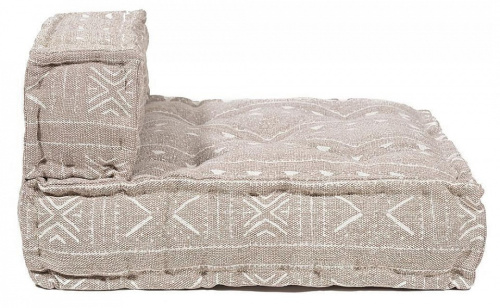 Модуль мягкий со спинкой  Secret De Maison SILESIA (mod. 10098) cotton Kilim, 80х80х43см, бежевый. Фото №2