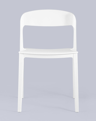 Стул Moris пластик белый фото Стул Moris пластик белый. Фото №5