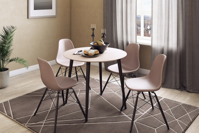 Сканди 2 Стол (обеденный) кофейный/венге фото Сканди 2 Стол (обеденный) кофейный/венге. Фото №2