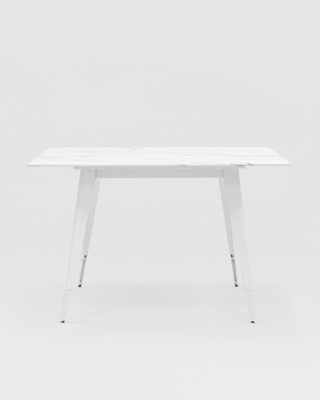 Стол обеденный Ричмонд 120*80 белый стеклянный. Фото