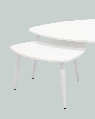 Набор журнальных столиков Агата 80 и 60 см. Фото