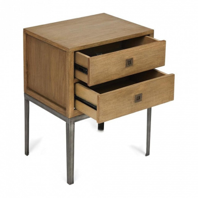 Тумба Secret De Maison DAVIS ( mod. BDS OTH 19-03 ) красное дерево/металл, 50х40х70см, античный дуб фото Тумба Secret De Maison DAVIS ( mod. BDS OTH 19-03 ) красное дерево/металл, 50х40х70см, античный дуб. Фото №2