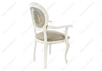 Стул деревянный Adriano 2 молочный / патина. Фото №4