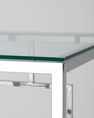 Журнальный столик 55*55 БРУКЛИН серебро фото Журнальный столик 55*55 БРУКЛИН серебро. Фото №5