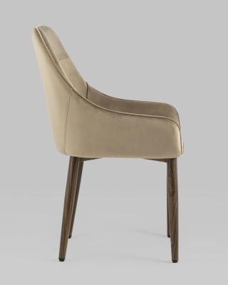 Стул Диана велюр бежевый. Фото №4