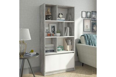 Стеллаж комбинированный Биллунд,белый фото Стеллаж комбинированный Биллунд,белый. Фото №5