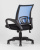 Кресло офисное TopChairs Simple синее. Фото №7