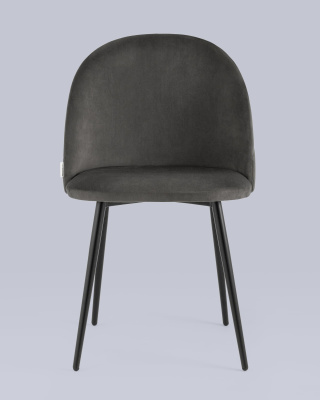 Стул Фолио велюр тёмно-серый. Фото №5