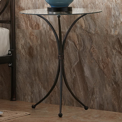 Тумба прикроватная ESF TDFN007-S TD03  черная с медным. Фото №2