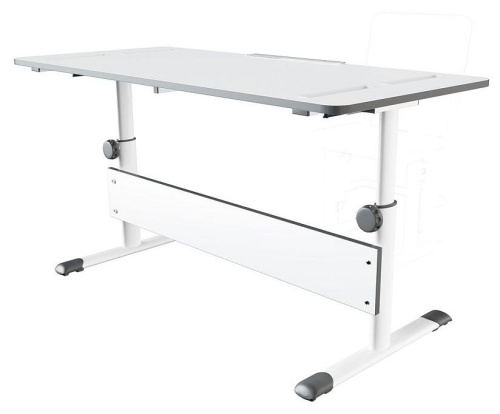 Стол учебный Polini Kids City D2, белый. Фото №4