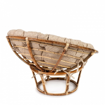 Кресло PAPASAN ECO SKIN / с подушкой / Natural (натуральный), ткань Старт. Фото