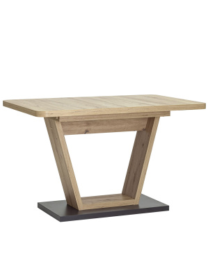 Стол Vector 120-160*80 дуб/графит фото Стол Vector 120-160*80 дуб/графит. Фото №2