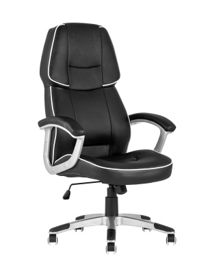 Кресло игровое TopChairs Phantom черное фото Кресло игровое TopChairs Phantom черное. Фото №2