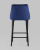 Стул полубарный Коби велюр синий фото Стул полубарный Коби велюр синий. Фото №6