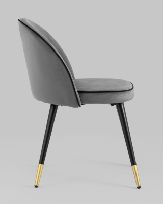 Стул Gabi LUX велюр серый. Фото