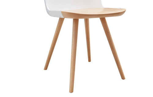 Стул DC-S097A белый/бук. Фото №6