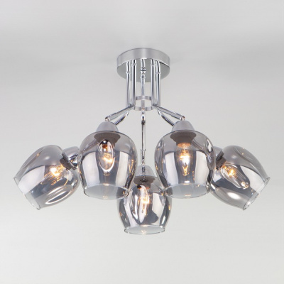 Потолочная люстра Eurosvet Marci 30164/5 хром фото Потолочная люстра Eurosvet Marci 30164/5 хром. Фото №2