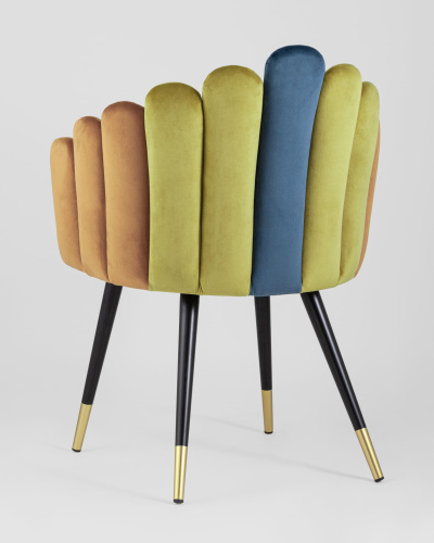 Кресло Камелия сине-зеленый. Фото №7