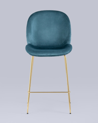 Стул полубарный Beetle со спинкой маренго. Фото