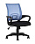Кресло офисное TopChairs Simple голубое