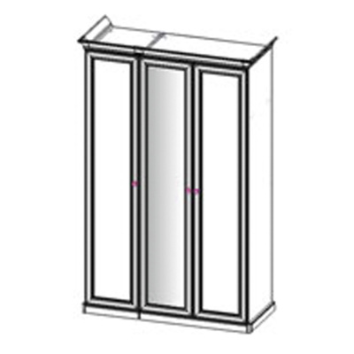 S6663 Комод круглый 6 ящиков SIENA. Фото №3